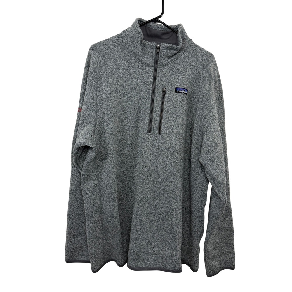 Patagonia Better Sweater Mens 2XL Gray Better Sweater Quarter Zip Pullover